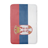 Tapis De Bain Drapeau de la Serbie (Devant (Vertical))