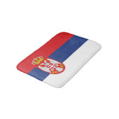 Tapis De Bain drapeau de la Serbie (Angle)