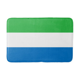 Tapis De Bain Drapeau de la Sierra Leone