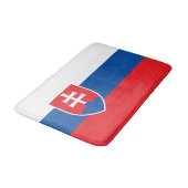 Tapis De Bain Drapeau de la Slovaquie (Angle)