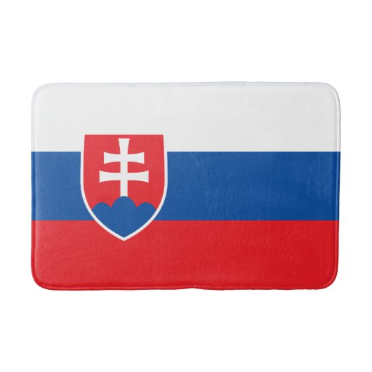 Tapis De Bain Drapeau de la Slovaquie (Devant)