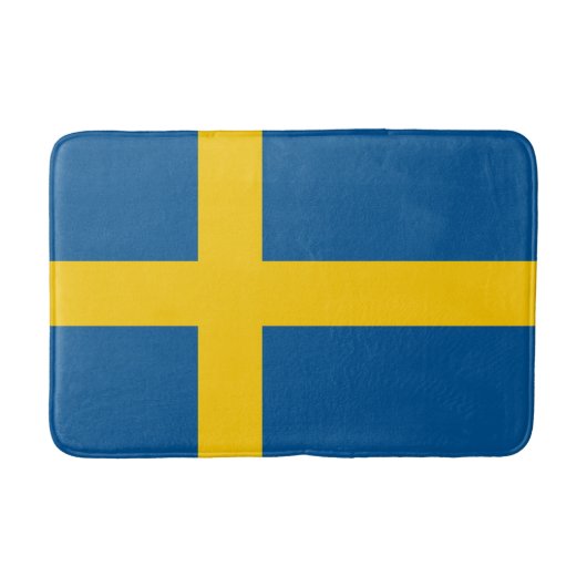 Tapis De Bain Drapeau de la Suède (Devant)