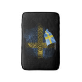 Tapis De Bain drapeau de la Suède (Devant (Vertical))