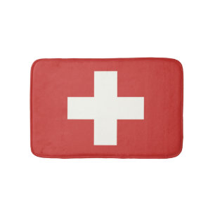 Tapis De Bain Drapeau de la Suisse