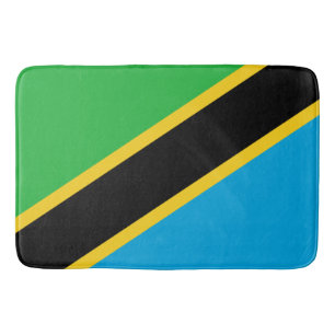 Tapis De Bain Drapeau de la Tanzanie