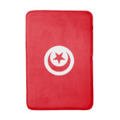 Tapis De Bain Drapeau de la Tunisie (Devant (Vertical))