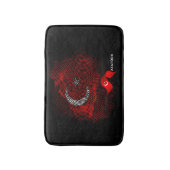 Tapis De Bain Drapeau de la Turquie (Devant (Vertical))
