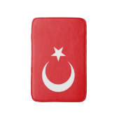 Tapis De Bain Drapeau de la Turquie (Devant (Vertical))