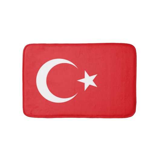 Tapis De Bain Drapeau de la Turquie (Devant)