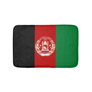 Tapis De Bain Drapeau de l'Afghanistan