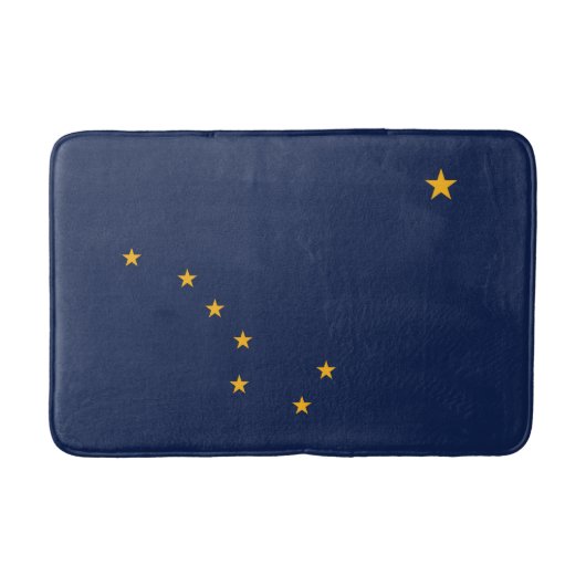 Tapis De Bain Drapeau de l'Alaska (Devant)