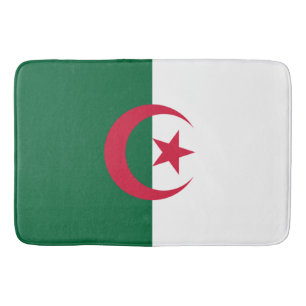 Tapis De Bain Drapeau de l'Algérie