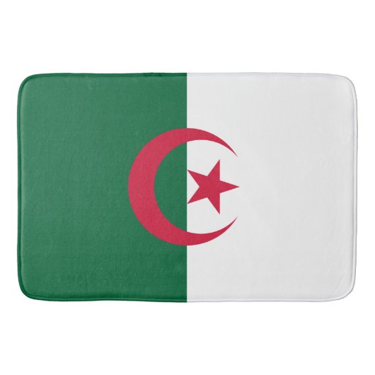Tapis De Bain Drapeau de l'Algérie (Devant)