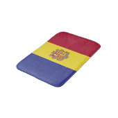 Tapis De Bain drapeau de l'Andorre (Angle)