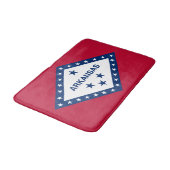 Tapis De Bain Drapeau de l'Arkansas (Angle)