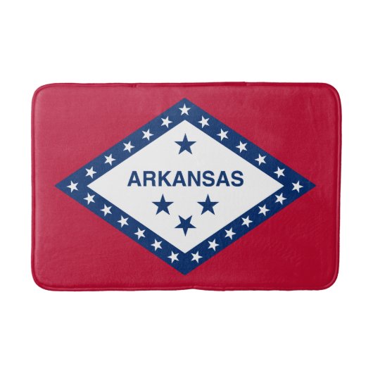 Tapis De Bain Drapeau de l'Arkansas (Devant)