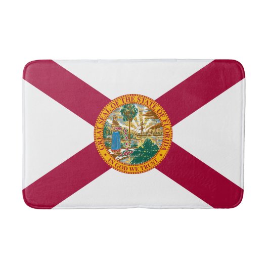 Tapis De Bain Drapeau de l'État de Floride (Devant)