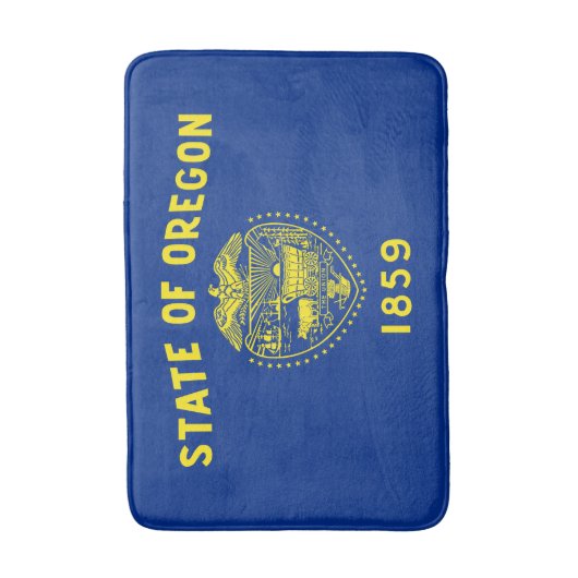 Tapis De Bain Drapeau de l'État de l'Oregon (Devant (Vertical))
