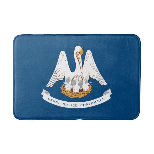 Tapis De Bain Drapeau de l'État de Louisiane (Devant)