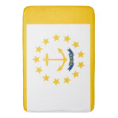 Tapis De Bain Drapeau de l'État de Rhode Island (devant Vertical)