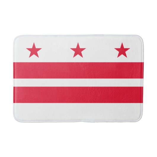 Tapis De Bain Drapeau de l'État de Washington DC (Devant)