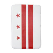 Tapis De Bain Drapeau de l'État de Washington DC (Devant (Vertical))
