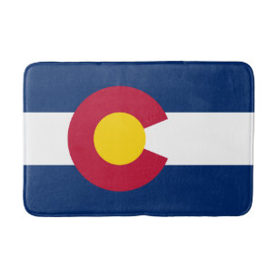 Tapis De Bain Drapeau de l'État du Colorado