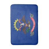 Tapis De Bain Drapeau de l'État du Dakota du Nord (Devant (Vertical))