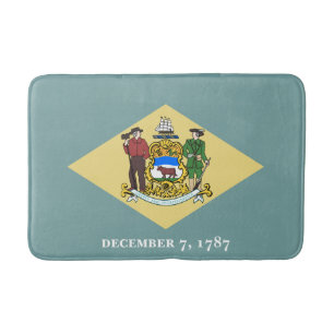 Tapis De Bain Drapeau de l'État du Delaware