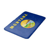 Tapis De Bain Drapeau de l'État du Montana (Angle)