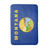Tapis De Bain Drapeau de l'État du Montana (Devant (Vertical))
