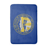 Tapis De Bain Drapeau de l'État du Nebraska (Devant (Vertical))