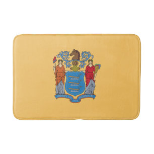 Tapis De Bain Drapeau de l'État du New Jersey