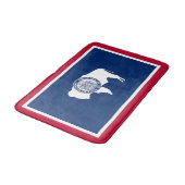 Tapis De Bain Drapeau de l'État du Wyoming (Angle)