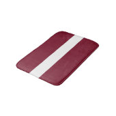 Tapis De Bain Drapeau de Lettonie (Angle)