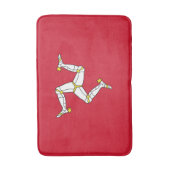 Tapis De Bain Drapeau de l'île de Man (Devant (Vertical))