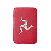 Tapis De Bain Drapeau de l'île de Man (Devant (Vertical))