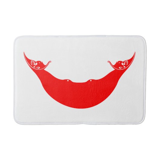 Tapis De Bain Drapeau de l'île de Pâques (Devant)