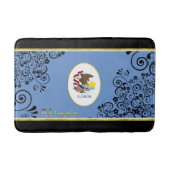 Tapis De Bain Drapeau de l'Illinois (Devant)