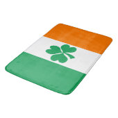 Tapis De Bain Drapeau de l'Irlande Shamrock (Angle)
