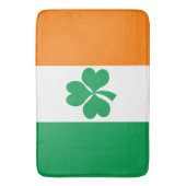 Tapis De Bain Drapeau de l'Irlande Shamrock (devant Vertical)