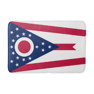 Tapis De Bain Drapeau de l'Ohio