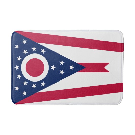 Tapis De Bain Drapeau de l'Ohio (Devant)