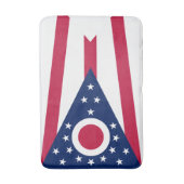 Tapis De Bain Drapeau de l'Ohio (Devant (Vertical))