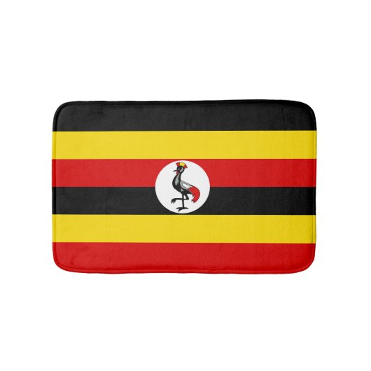 Tapis De Bain Drapeau de l'Ouganda (Devant)