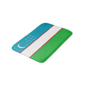 Tapis De Bain Drapeau de l'Ouzbékistan (Angle)