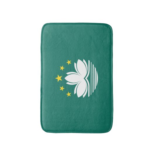 Tapis De Bain Drapeau de Macao (Devant (Vertical))