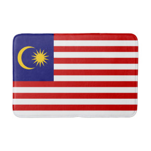 Tapis De Bain Drapeau de Malaisie