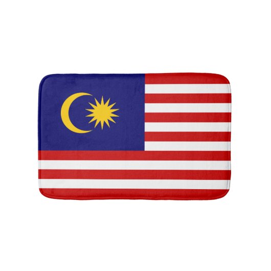 Tapis De Bain Drapeau de Malaisie (Devant)