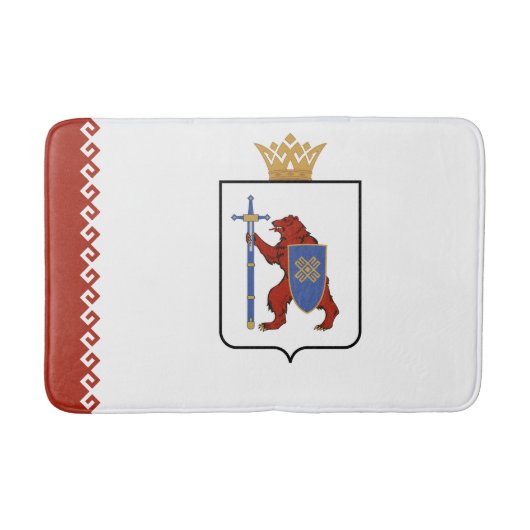 Tapis De Bain Drapeau de Mari El (Devant)